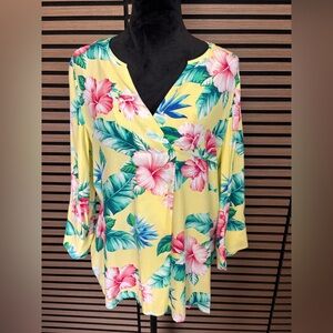 Tommy Bahama Tropical Yellow Blouse